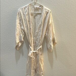 Vintage Victorias Secret Gold Label Silk Robe